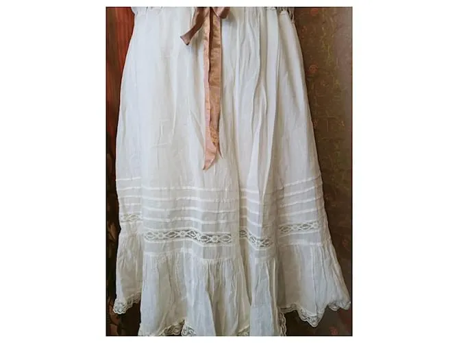 Vestido largo maje Beige 