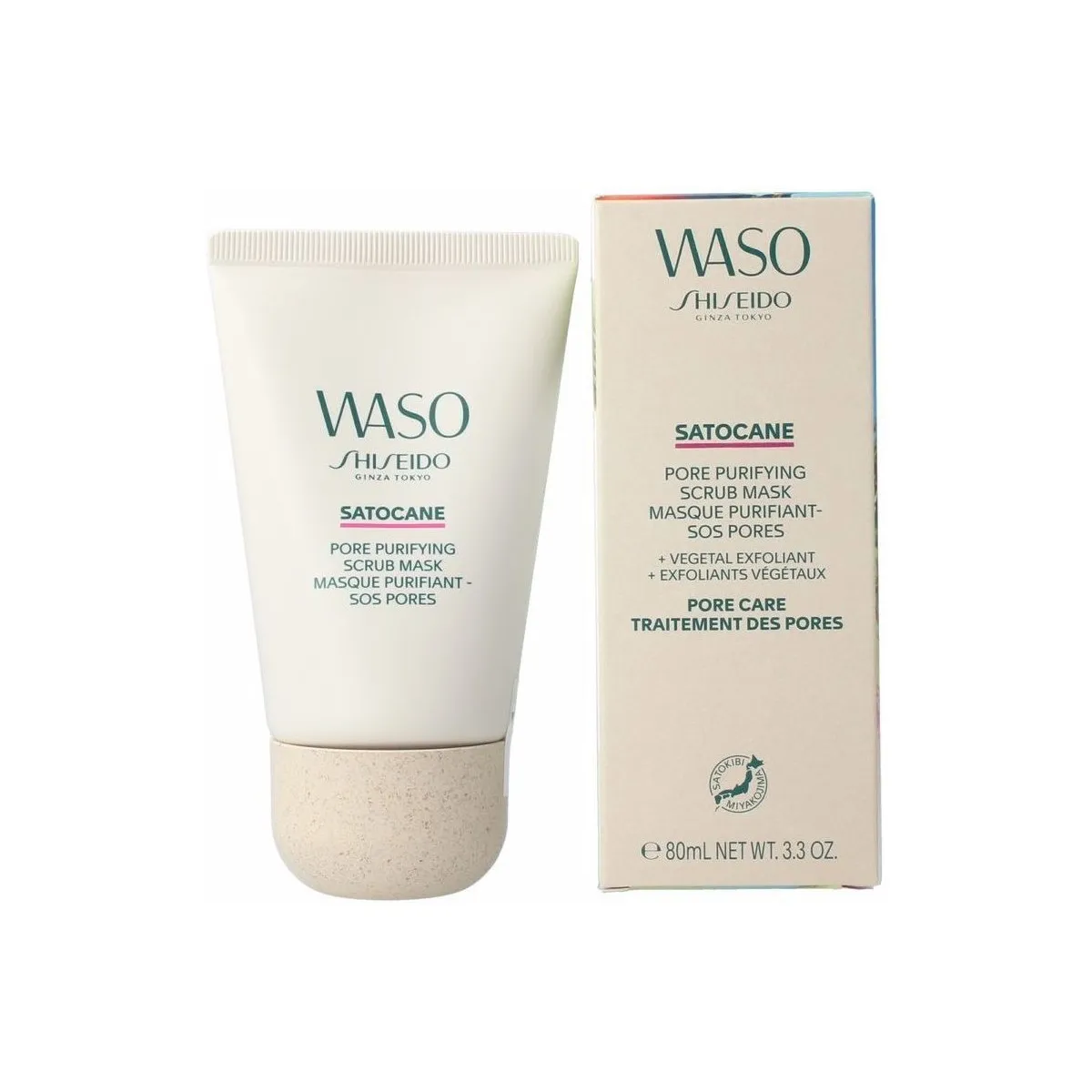 Waso Satocane Pore Purifying Scrub Mask