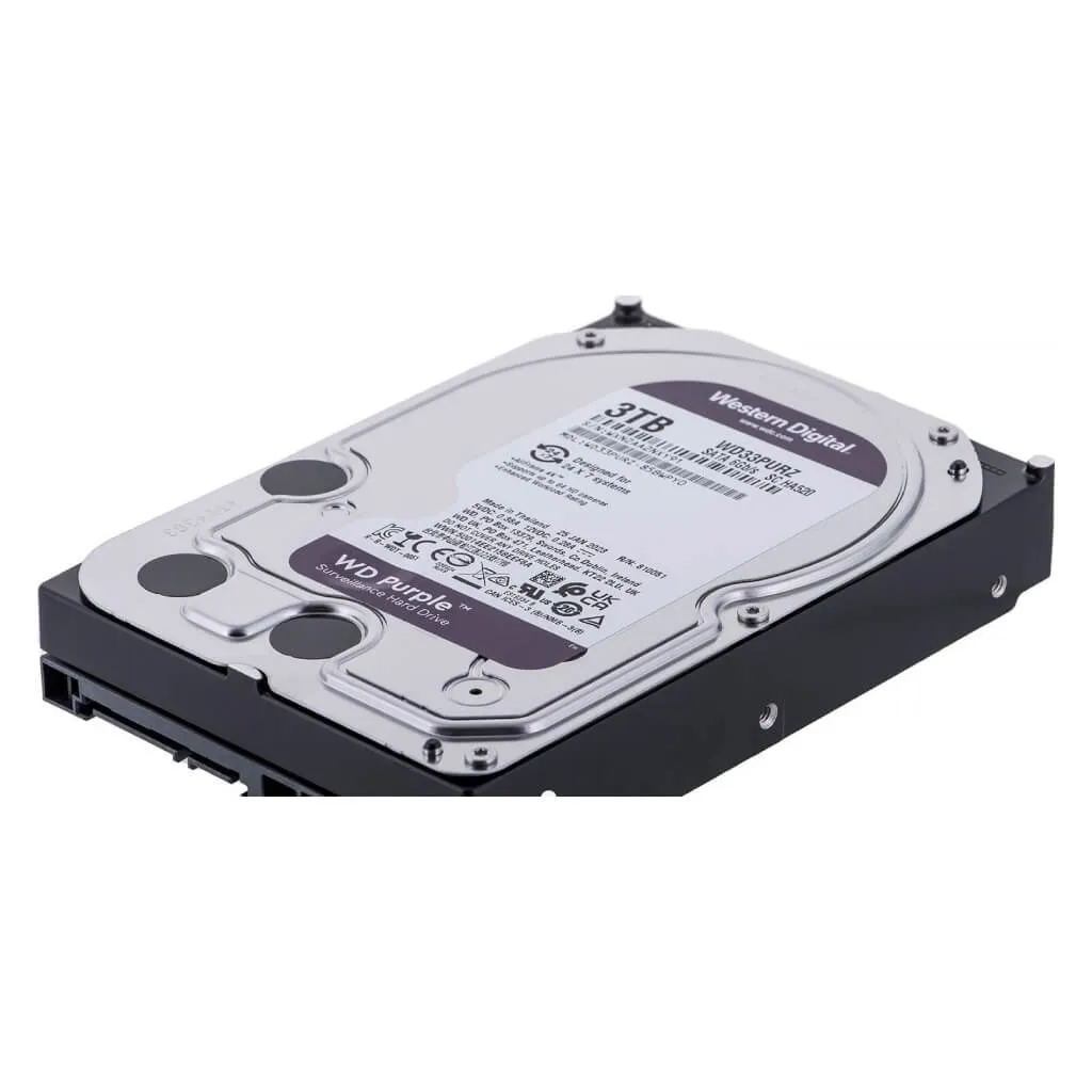 Western Digital Disco Duro Interno Purple 3TB, WD33PURZ