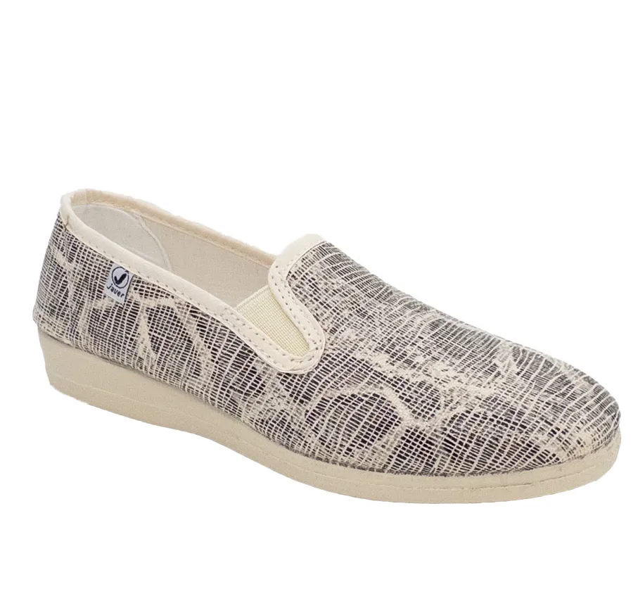 ZAPATILLA CANO CONFORT 2332 ELASTICOS FRESCO Y CÓMODO PARA MUJER NATURAL 28385