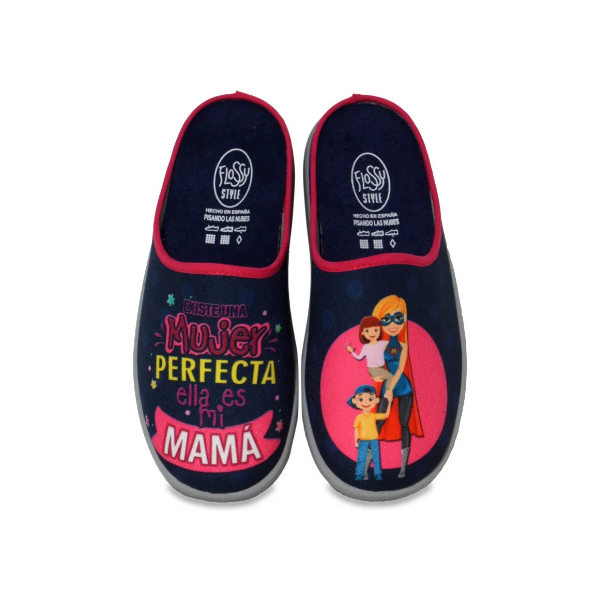 ZAPATILLA DE CASA MUJER  E2677