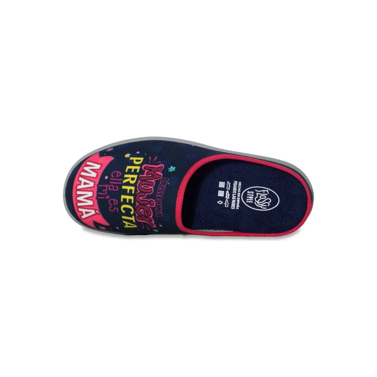 ZAPATILLA DE CASA MUJER  E2677