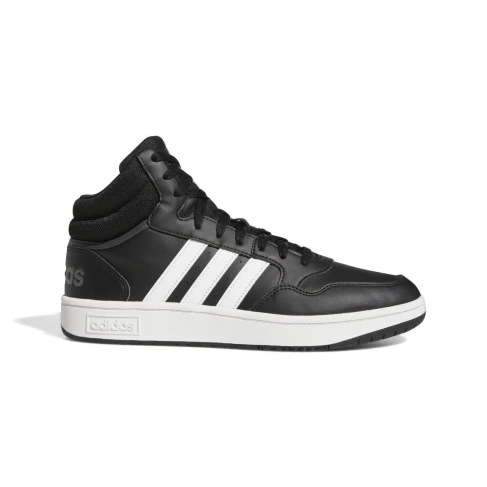 Zapatillas Adidas Urbanas Hombre Hoops 3.0 Mid Negro