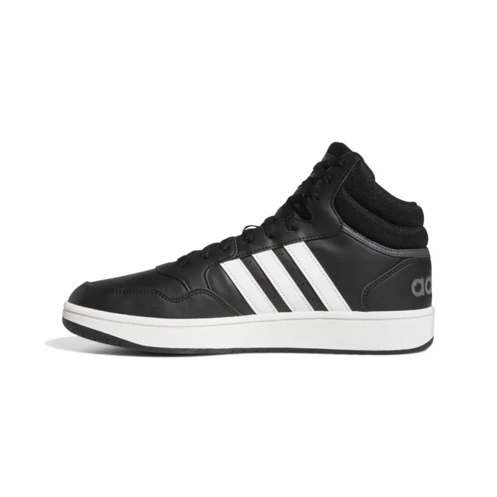 Zapatillas Adidas Urbanas Hombre Hoops 3.0 Mid Negro