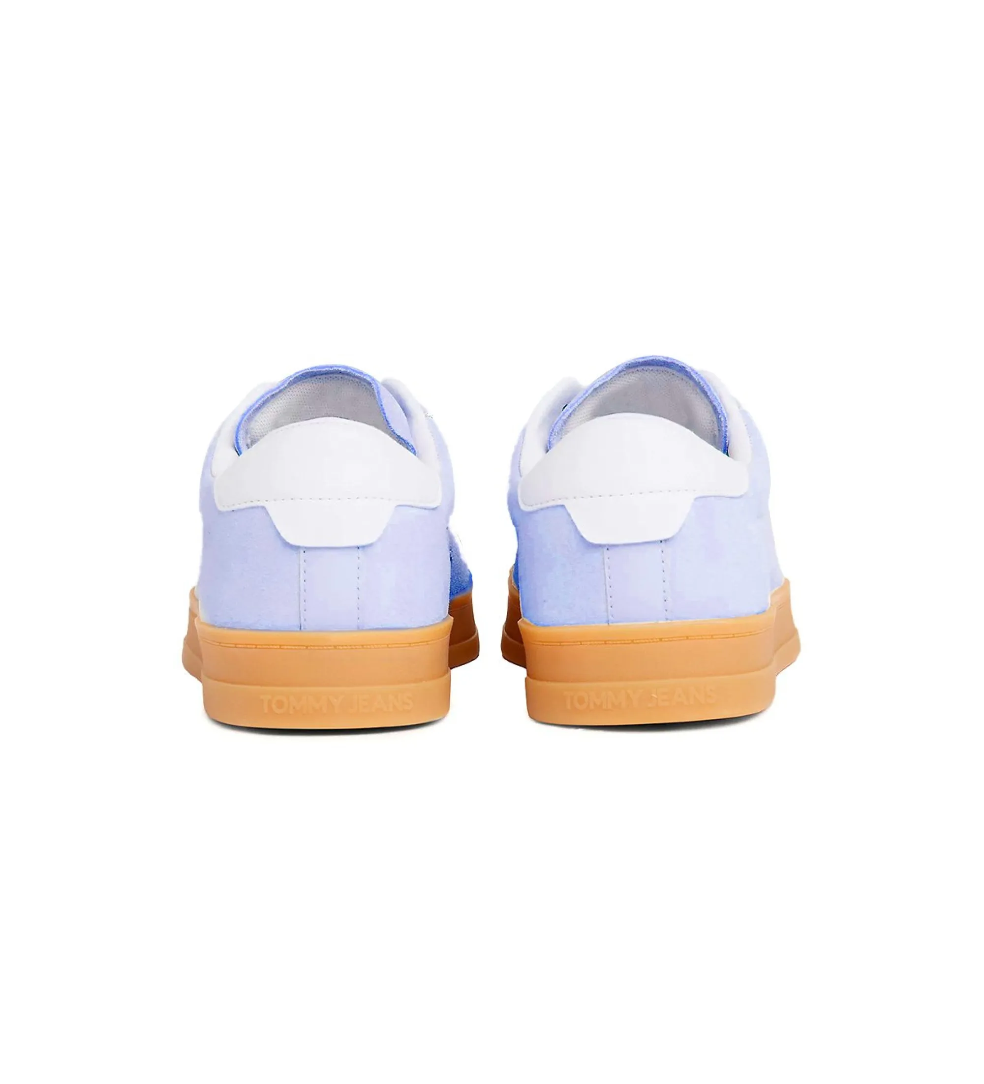 Zapatillas bajas de ante con logo lila