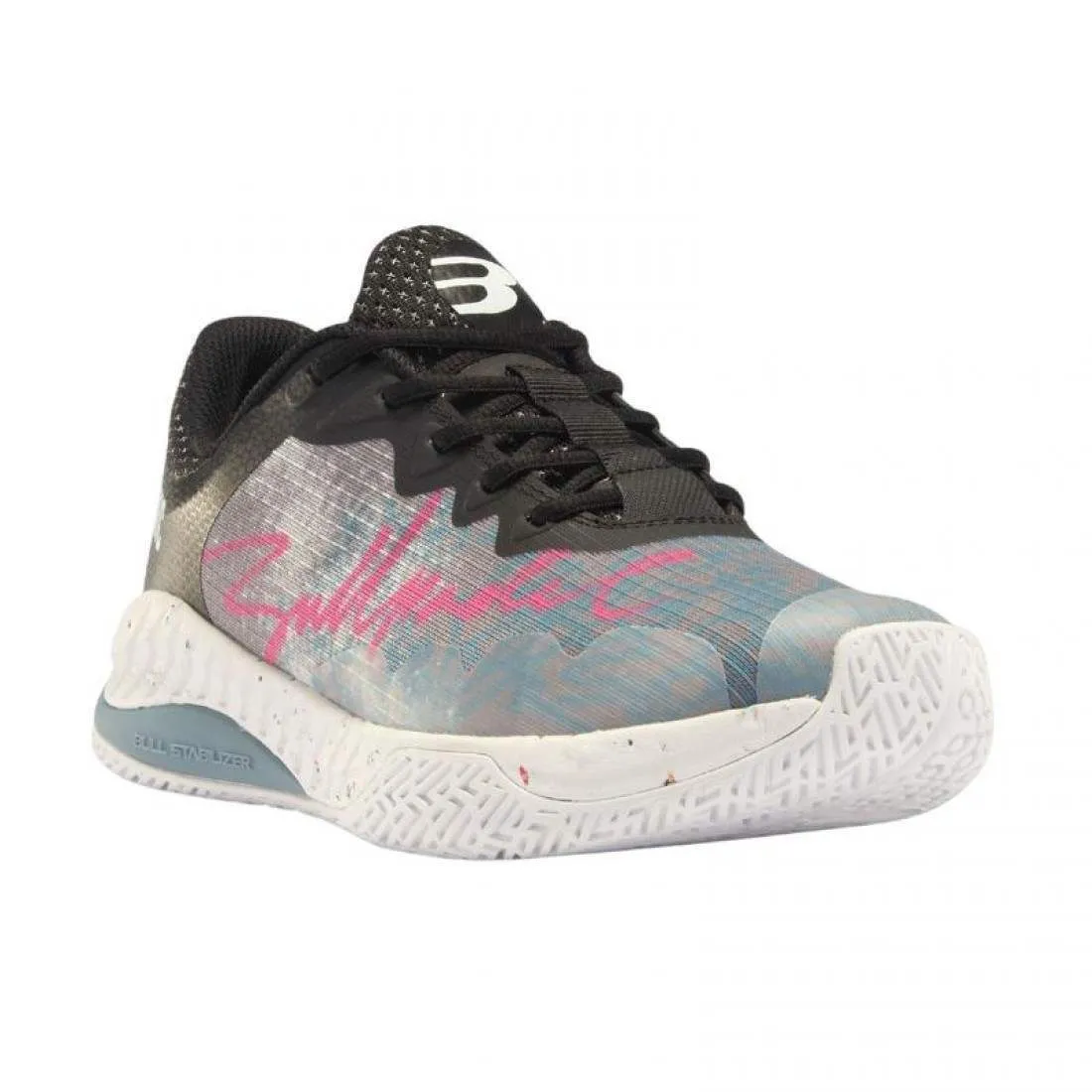 Zapatillas Bullpadel Ionic 24I Negro Gris Claro Mujer | Bullpadel