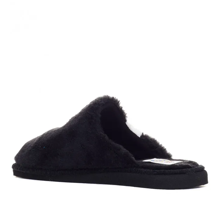 Zapatillas casa Andinas Real Madrid negras