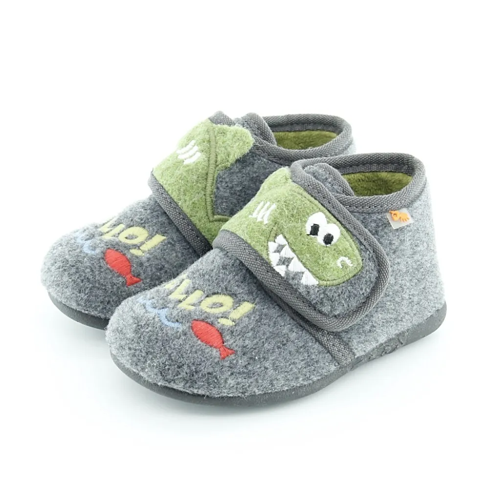 Zapatillas de casa Vulladi Tiburón Gris