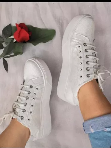 ZAPATILLAS DE MUJER BAJAS MODA URBANA LIVIANA COMODA ART100