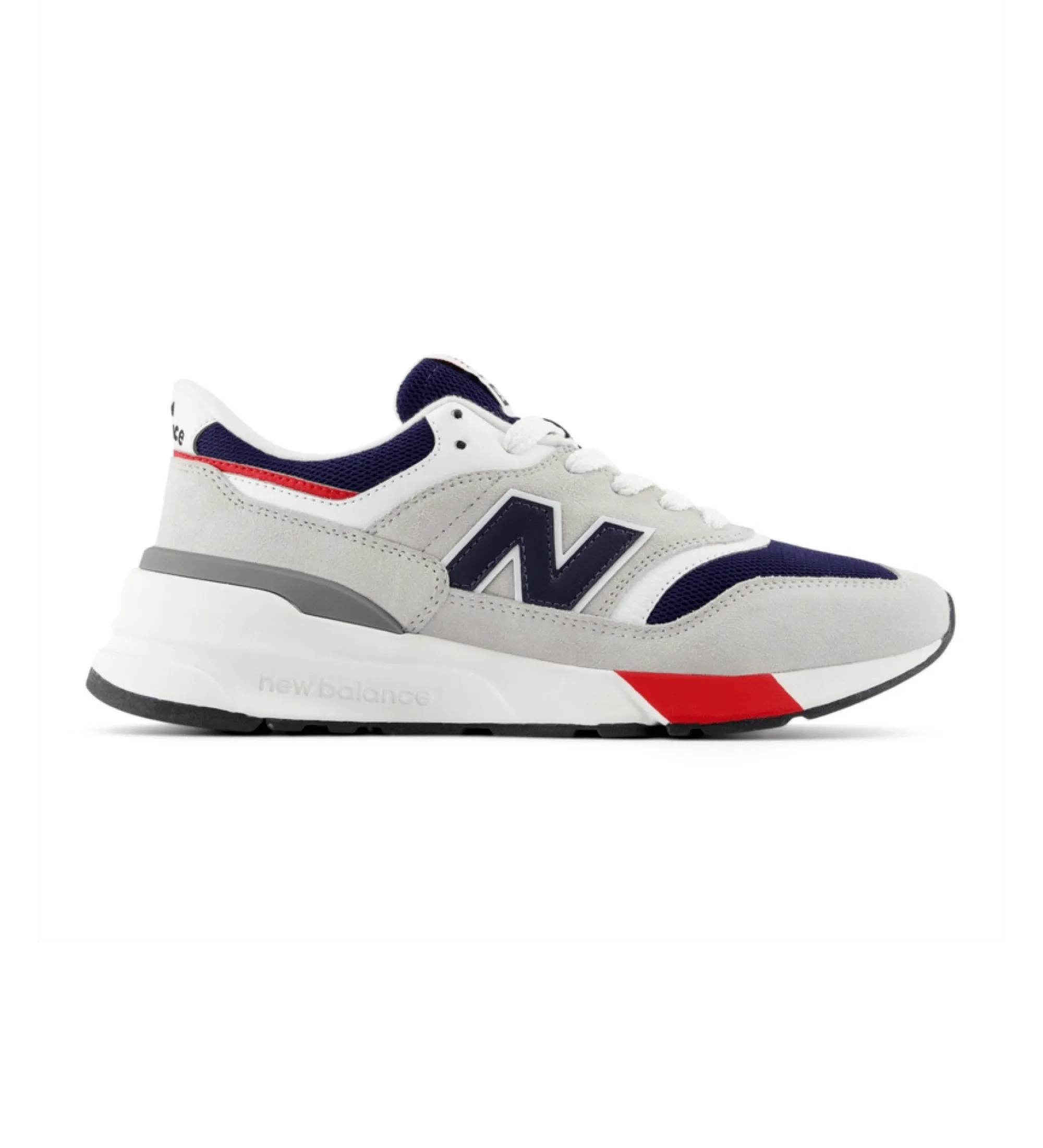 Zapatillas de Piel 997R gris