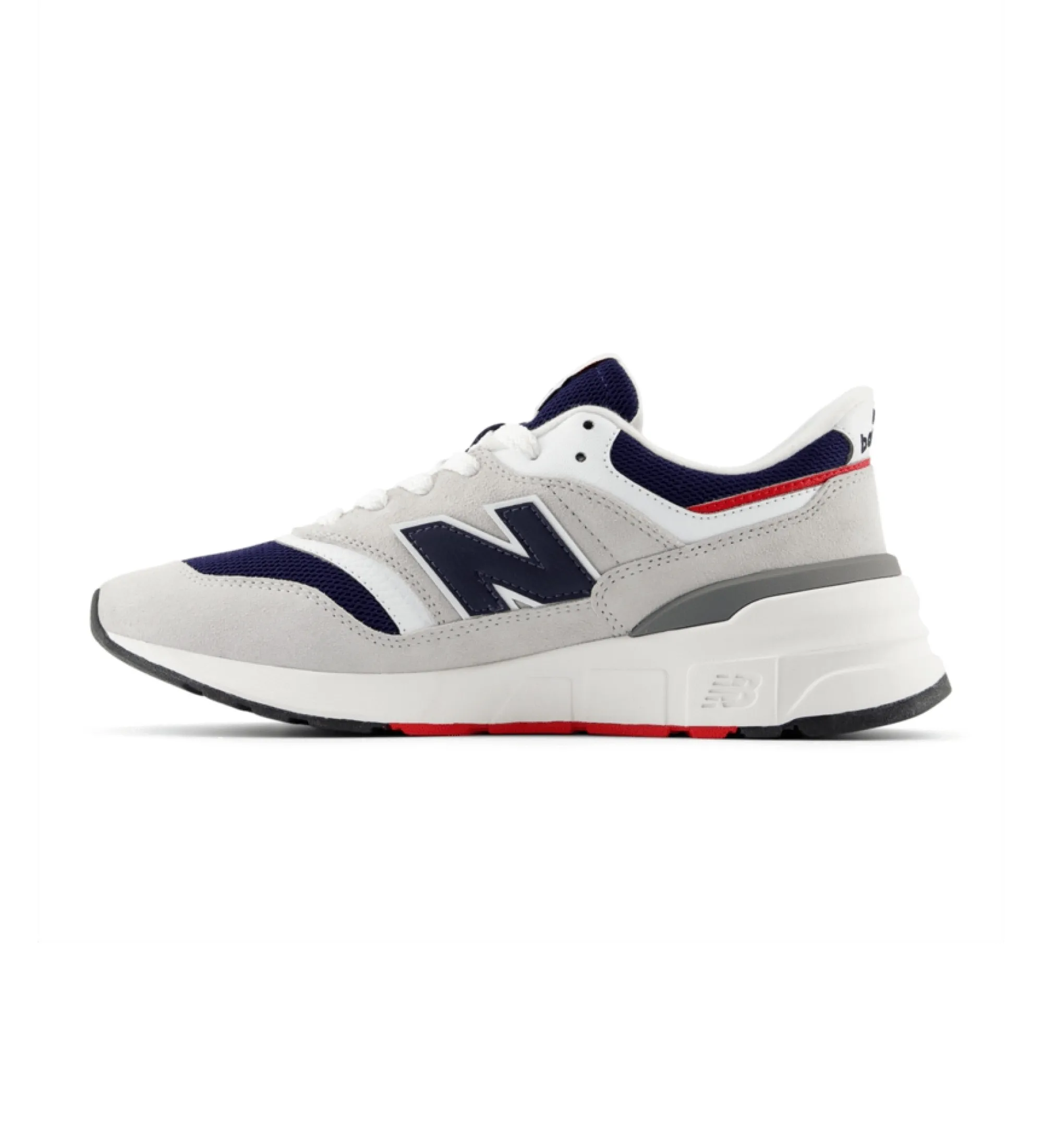 Zapatillas de Piel 997R gris