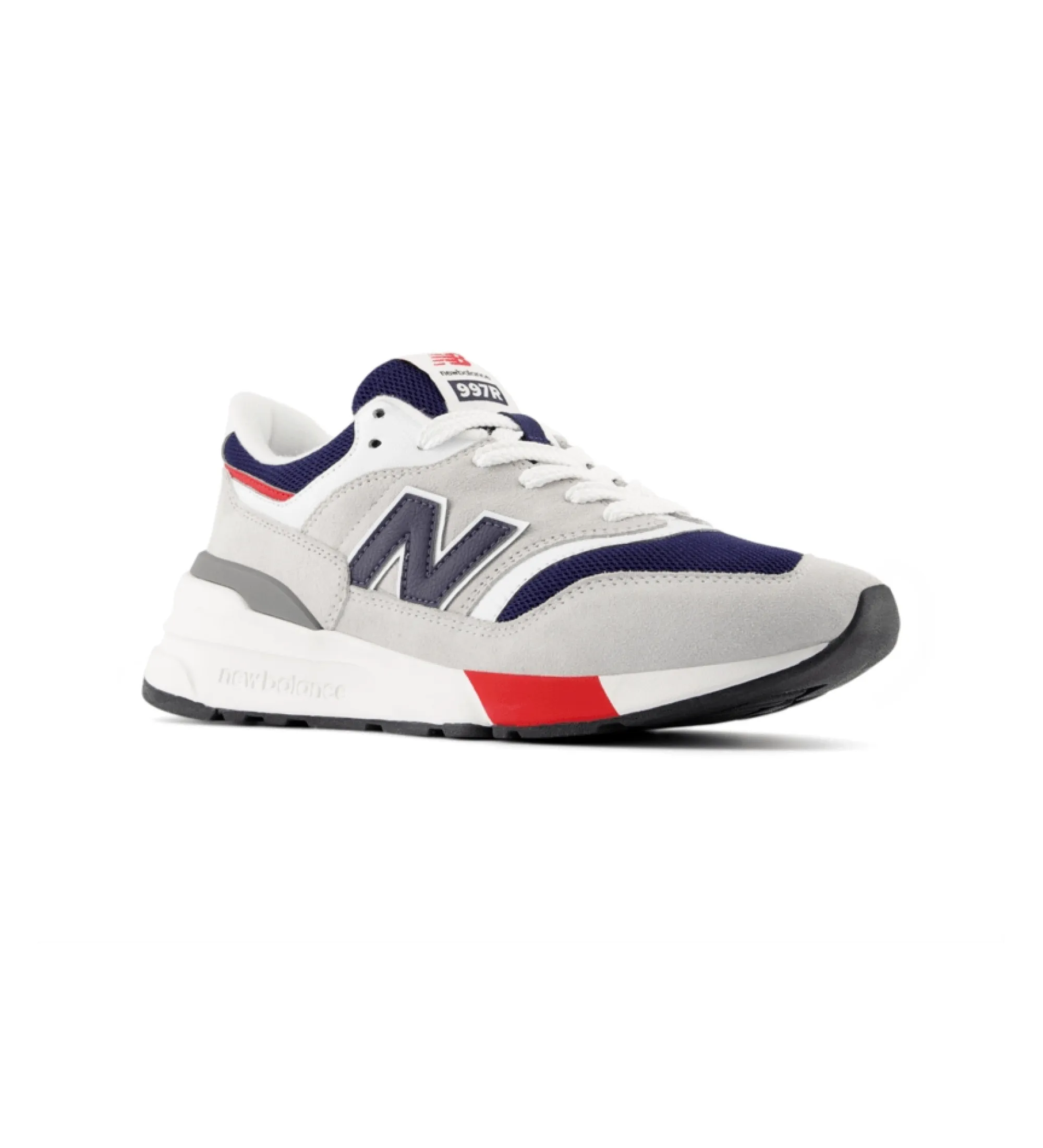 Zapatillas de Piel 997R gris