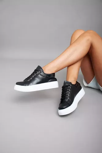 ZAPATILLAS MUJER BAJAS MODA LIVIANA COMODA ECO CUERO ART110