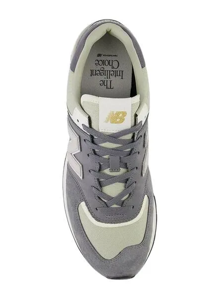 Zapatillas New Balance 574 gris para hombre.