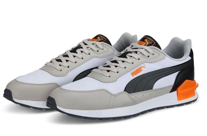 Zapatillas Puma Graviton Mega Gris/Blanco/Naranja
