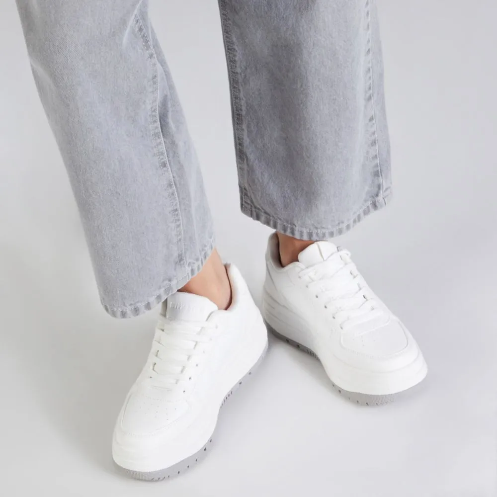 Zapatillas Urbanas Hypnotic Para Mujer Double Plat Blanco