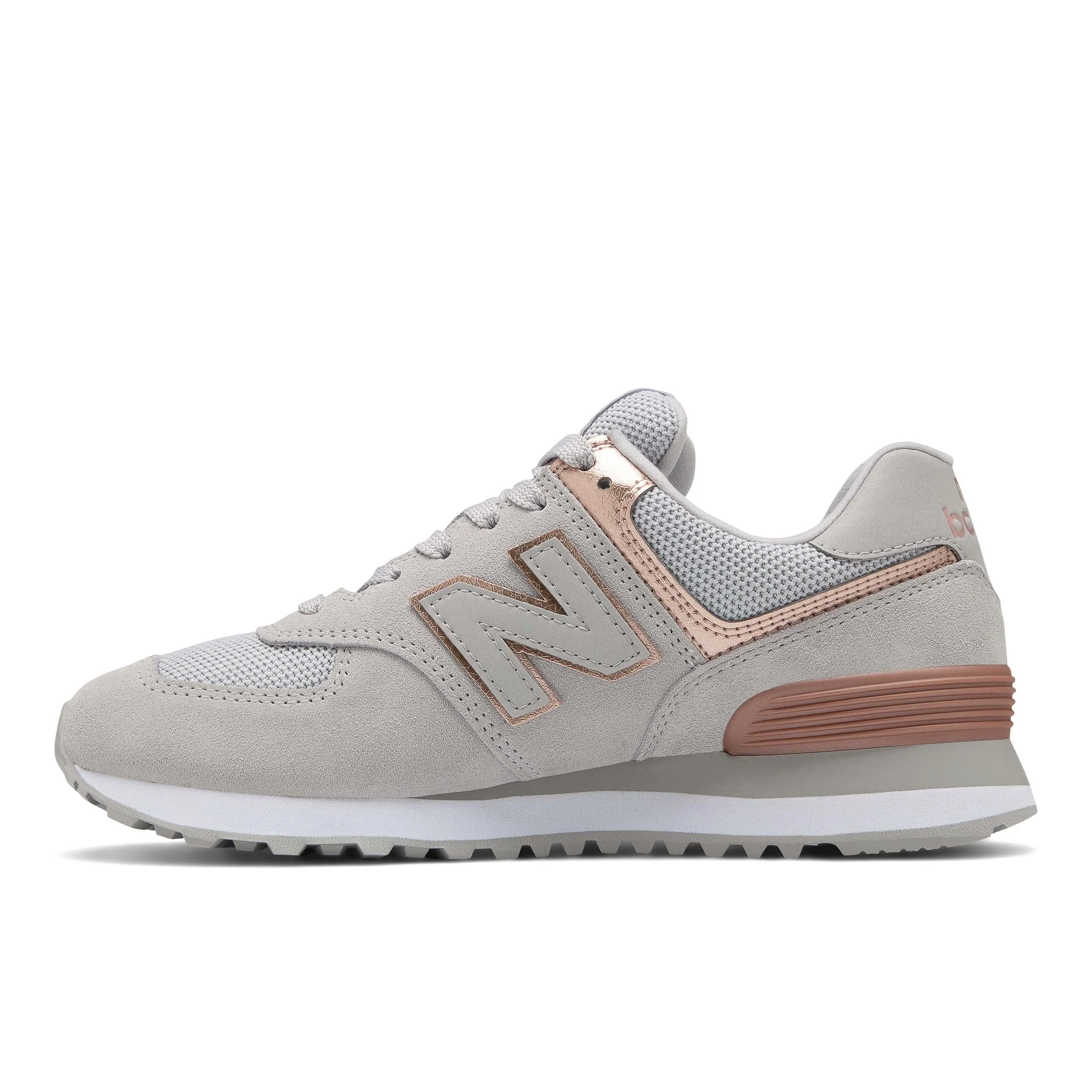 Zapatillas Urbanas Mujer New Balance 574 Gris/Rosada