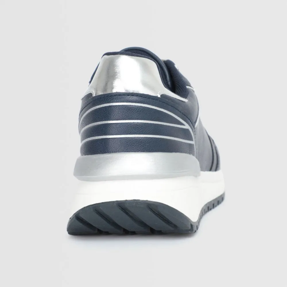 Zapatillas Urbanas Para Mujer Malabar Platina Navy 1