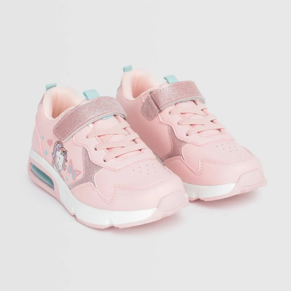 Zapatillas Urbanas Para Niña Circus Pu Airuni Rosado