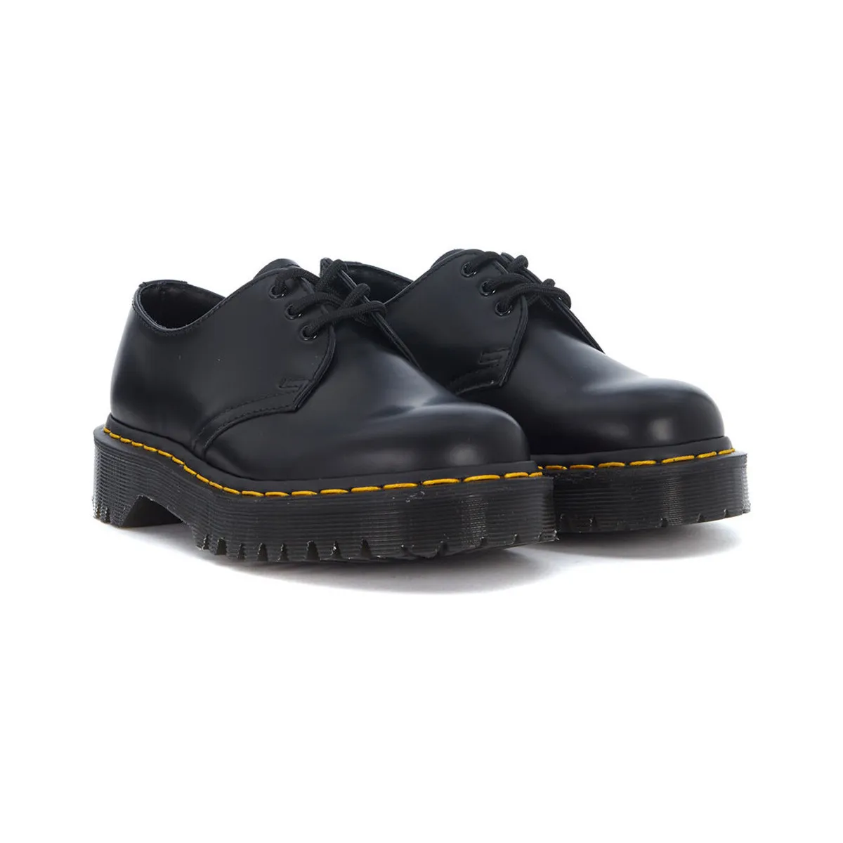 Zapato con cordones  Bex 1461 cuero negro de