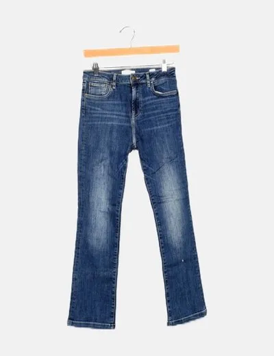 Zara Jeans bootcut azul