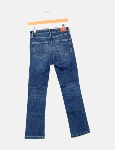 Zara Jeans bootcut azul