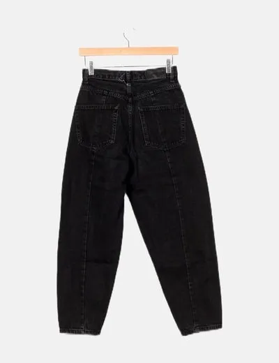 Zara Jeans negro slouchy