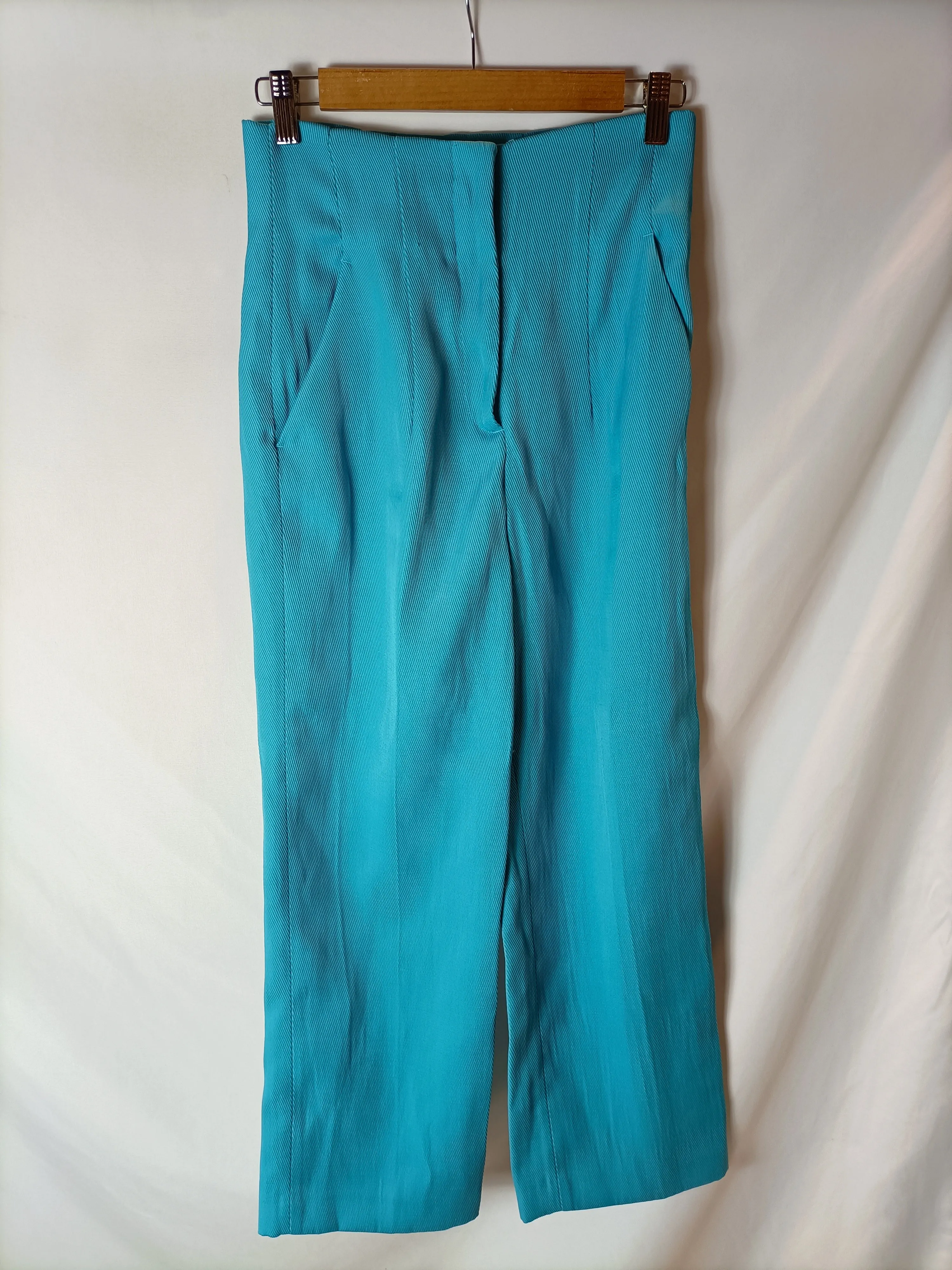 ZARA. total look turquesa T.xs/s